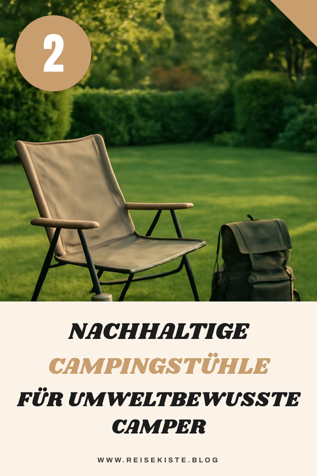 Nachhaltige Campingstühle für umweltbewusste Camper