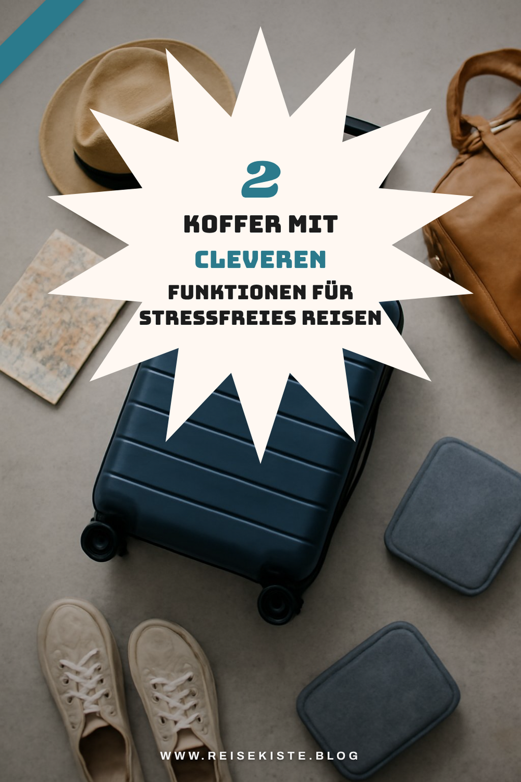 Koffer mit cleveren Features für Reisende
