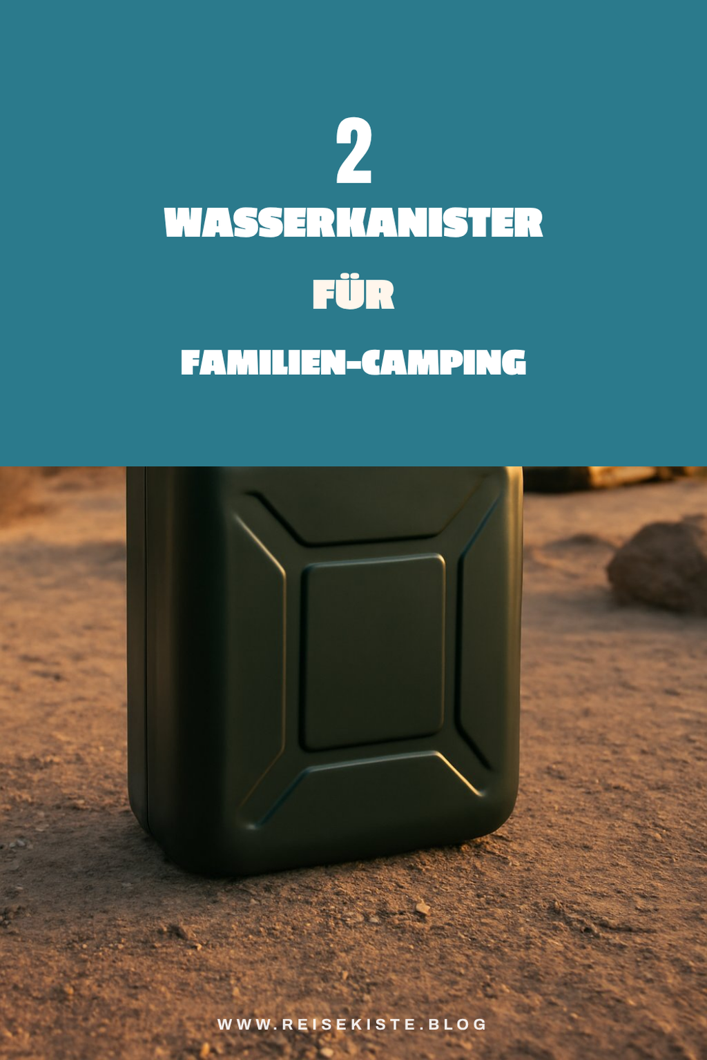 Praktische Wasserkanister für Familien-Camping