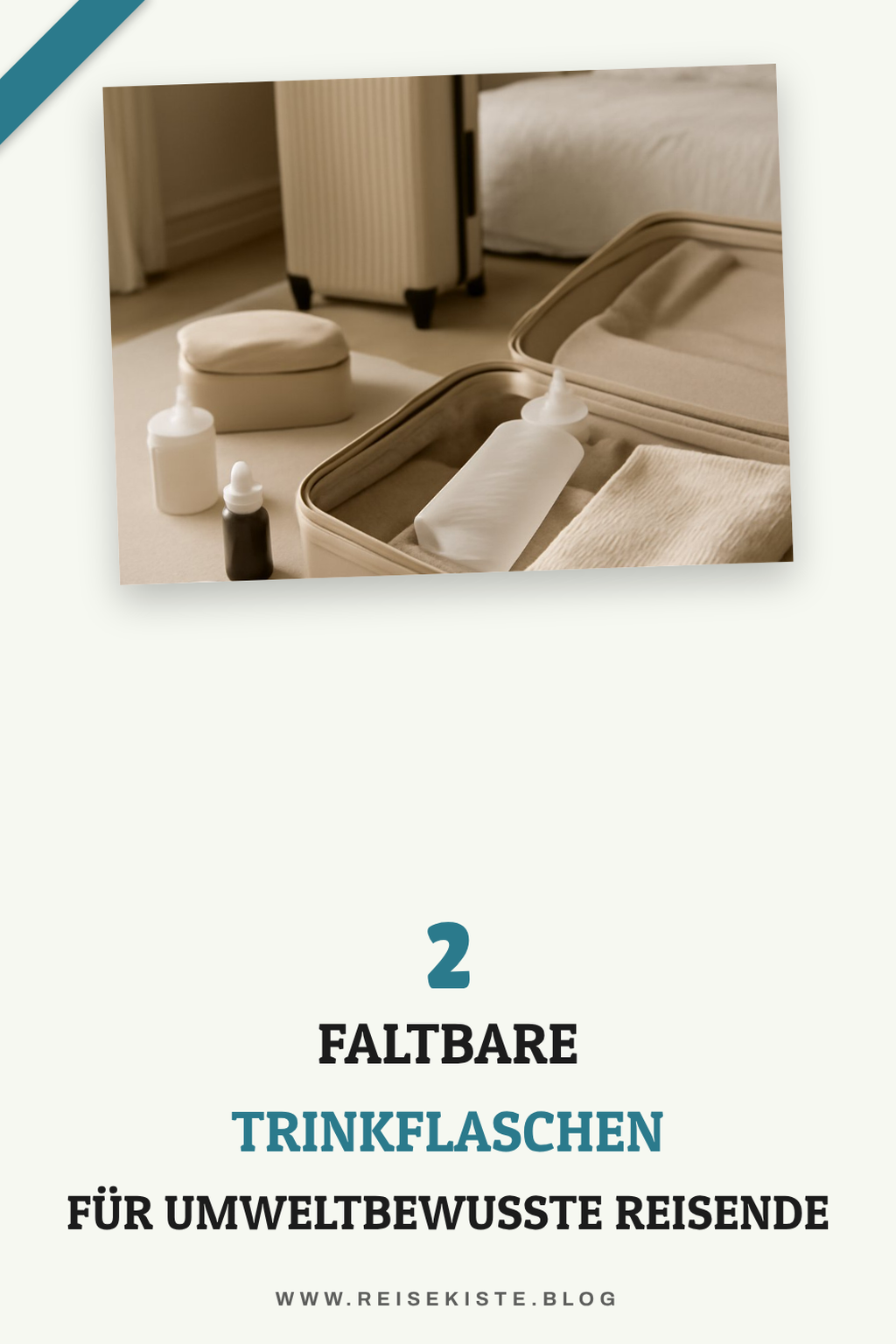 Nachhaltigkeit und faltbare Trinkflaschen