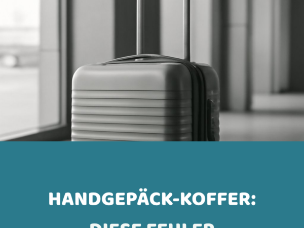 Handgepäck-Koffer: Diese Fehler kosten dich am Flughafen