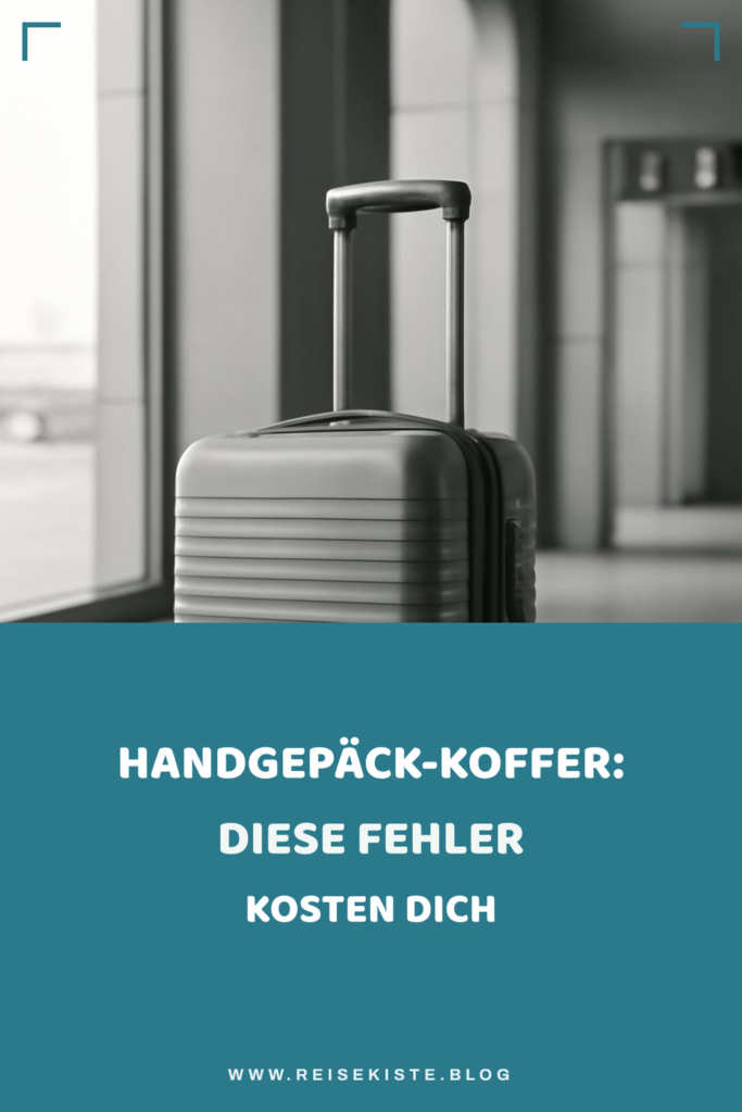 Handgepäck-Koffer: Diese Fehler kosten dich am Flughafen