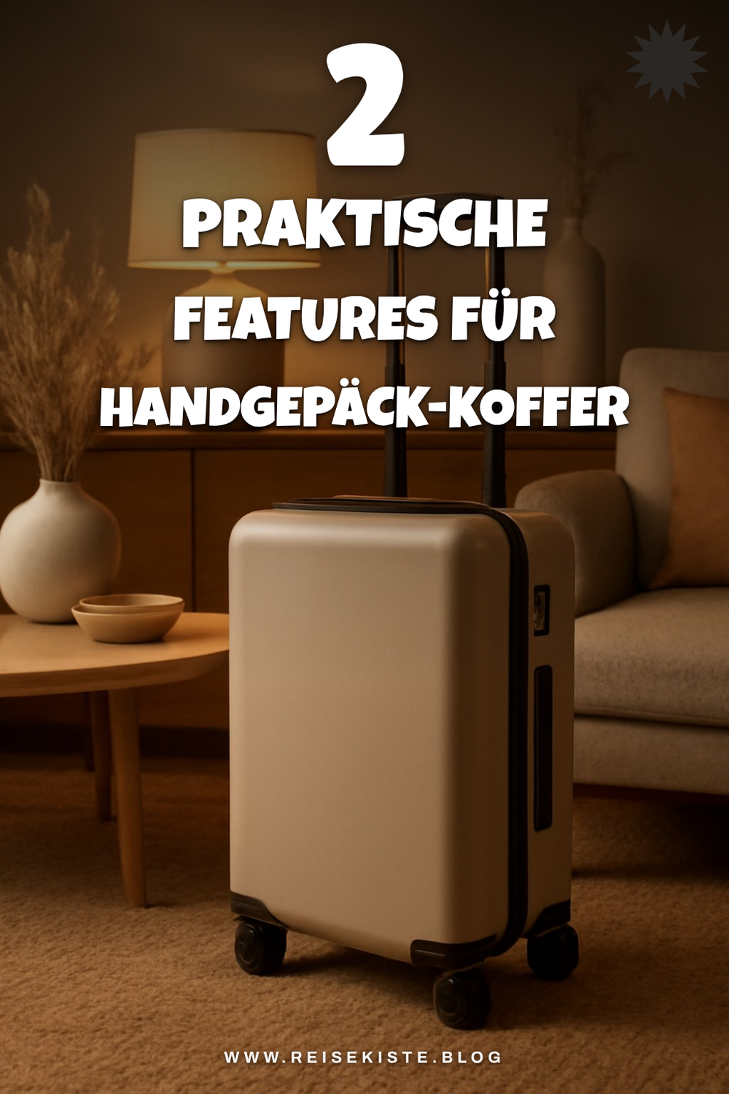Praktische Features für dein Handgepäck