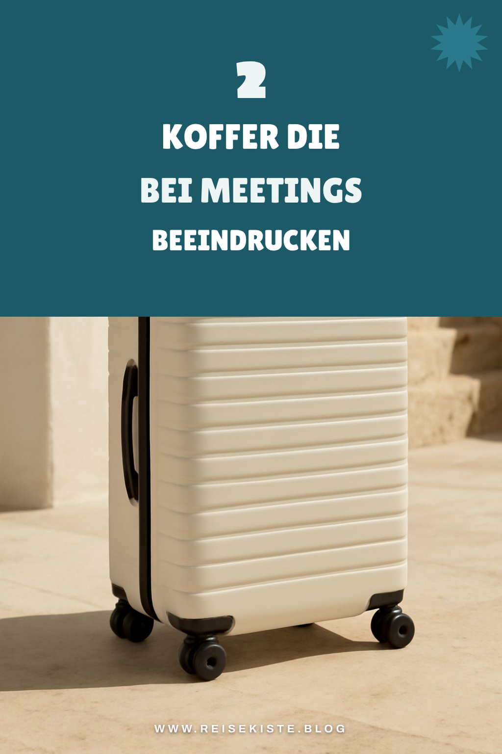 Elegante Hartschalenkoffer für Geschäftsreisen