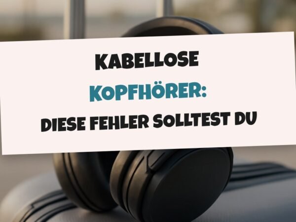 Kabellose Kopfhörer: Diese Fehler solltest du beim Kauf meiden