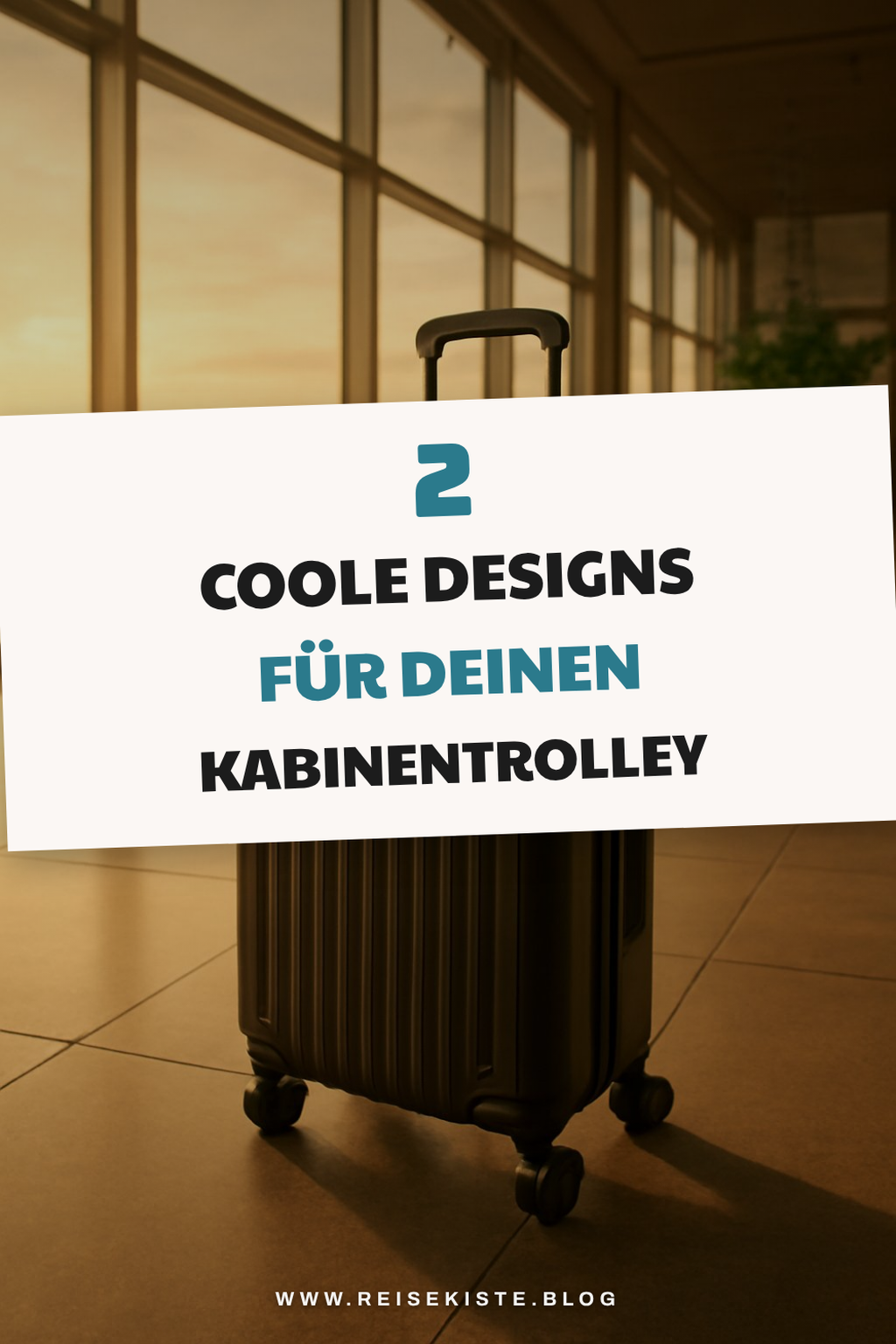Farben und Designs für deinen Kabinentrolley