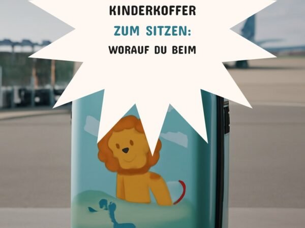 Kinderkoffer zum Sitzen: Worauf du beim Kauf achten musst