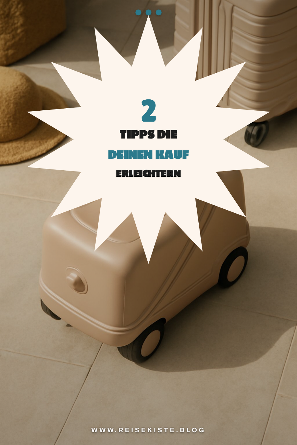 So findest du den perfekten Kinderkoffer zum Sitzen