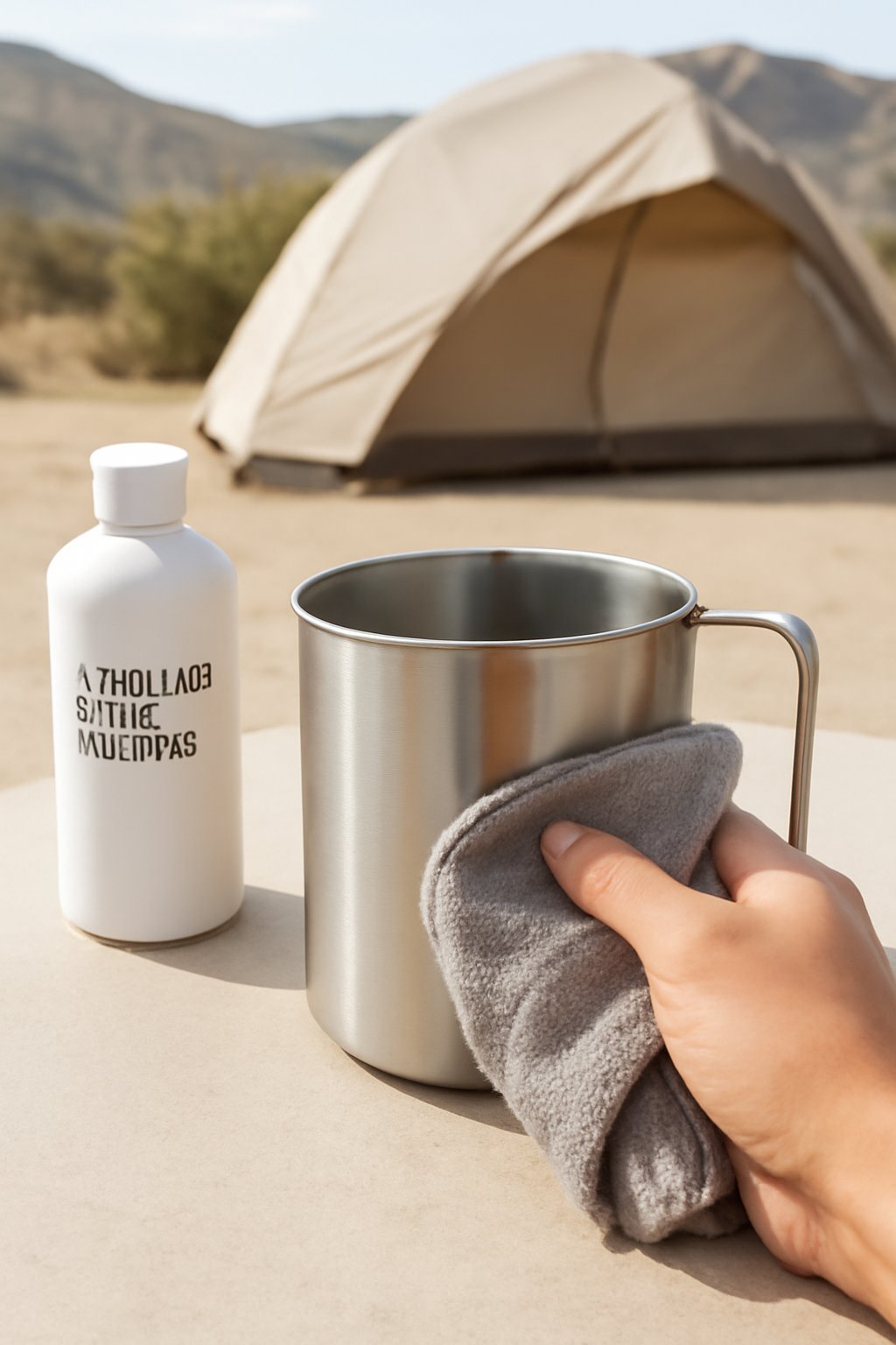 Edelstahlreiniger Sprühflasche 500ml