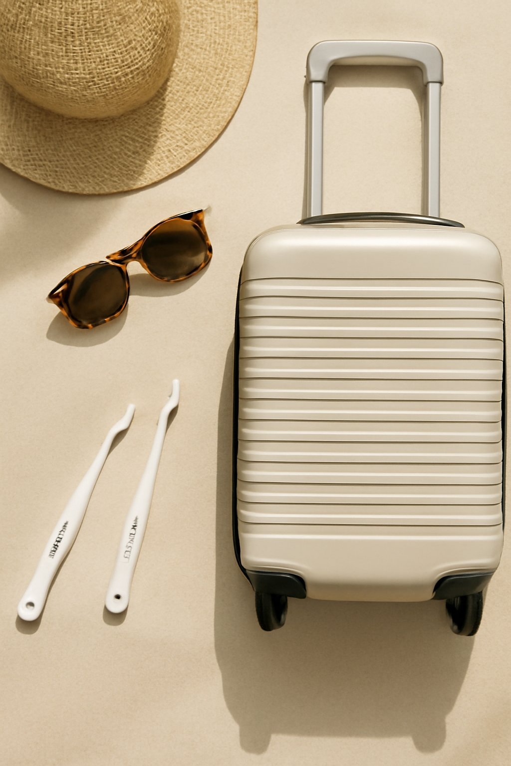 Reisekoffer mit Powerbank