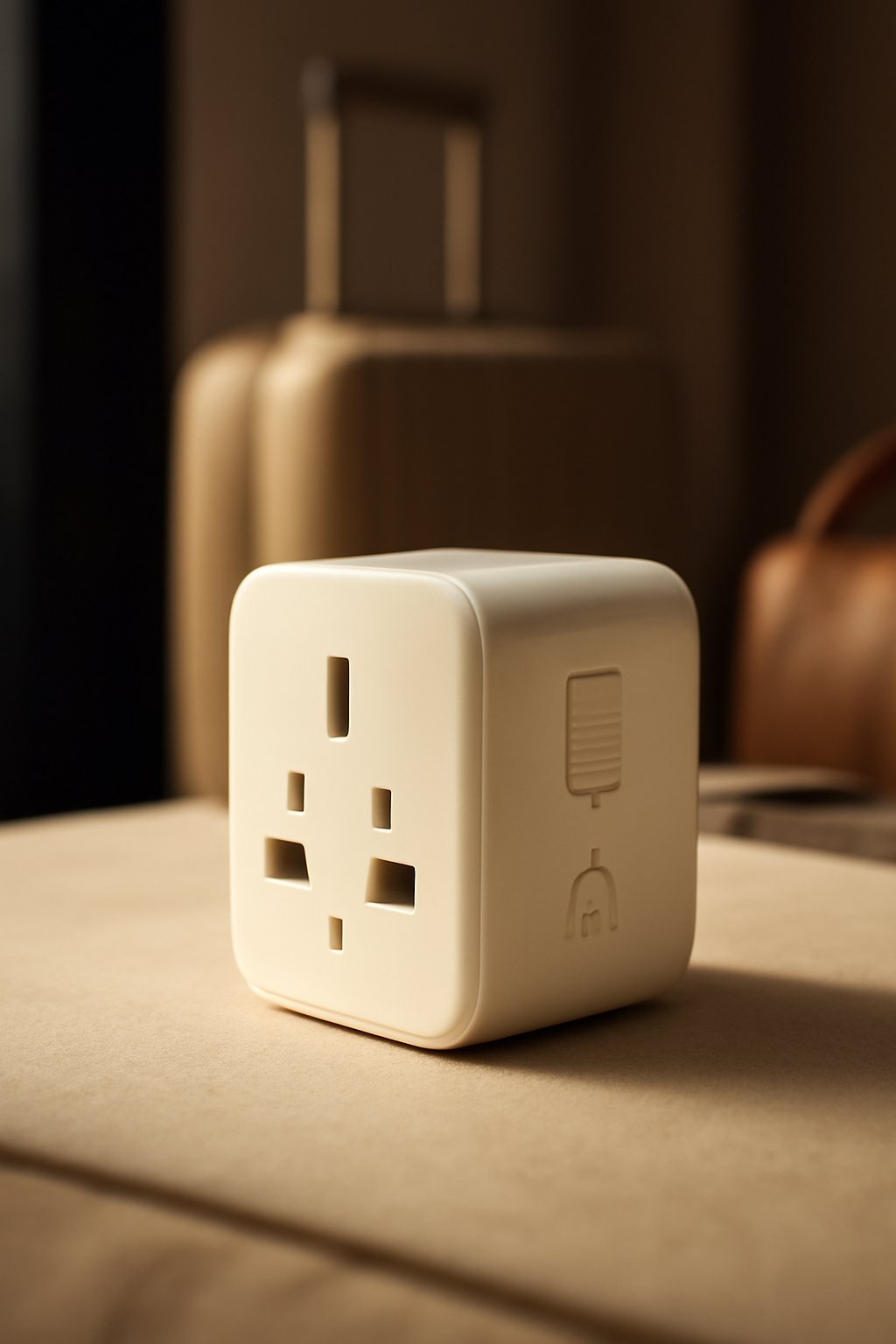 Reiseadapter mit Sicherung