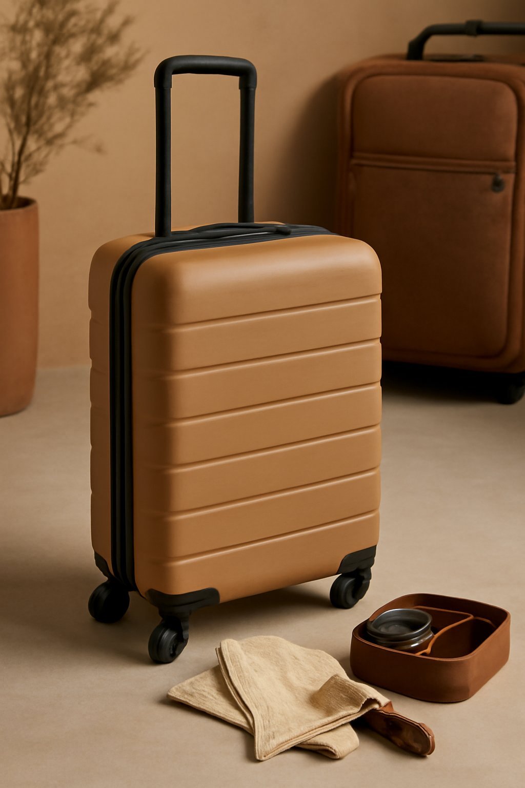 Koffer mit abnehmbaren Taschen