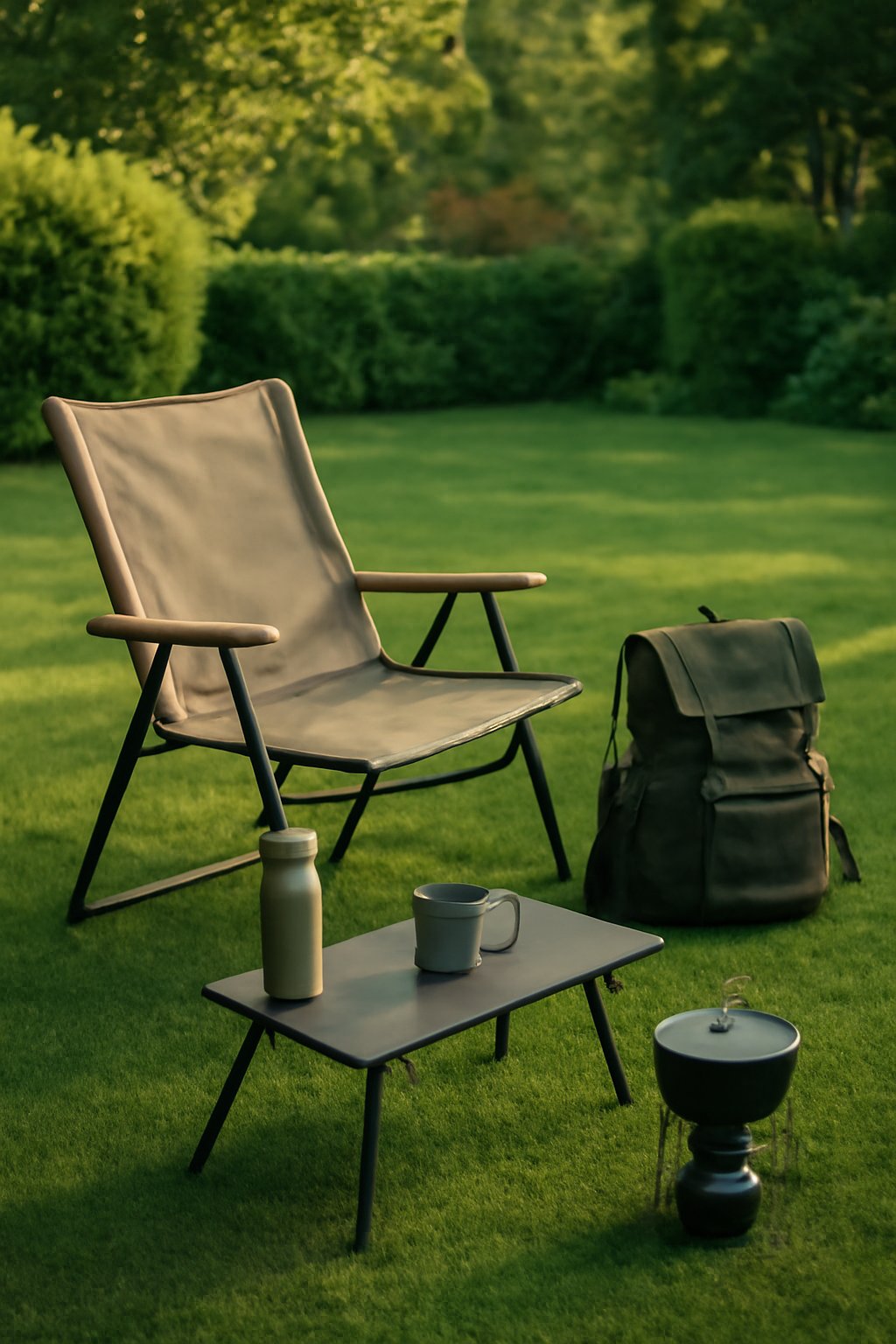 Helinox Chair One mit Getränkehalter