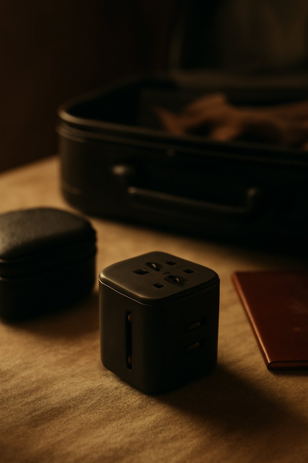 Reiseadapter mit Powerbank