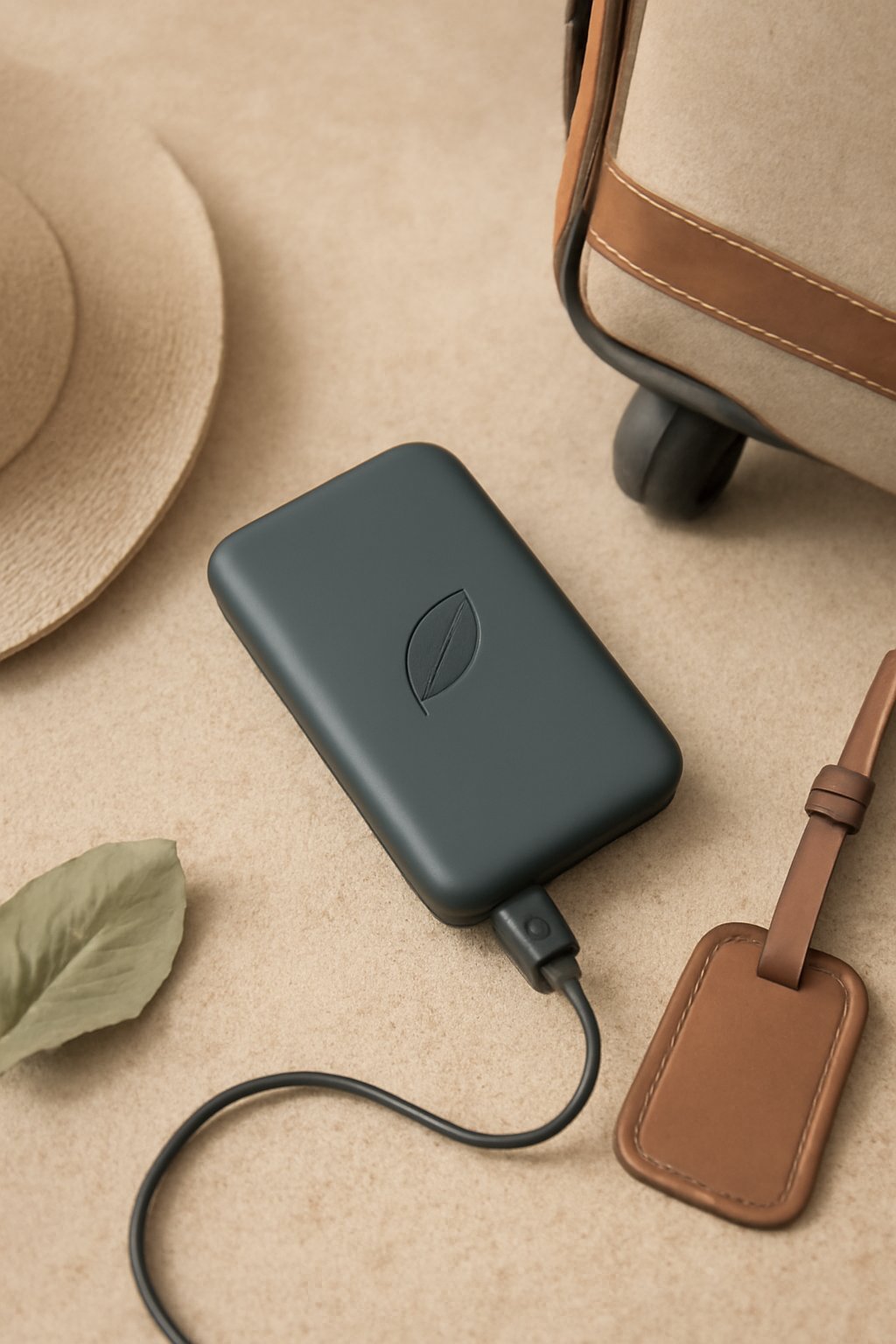 Powerbank aus Biokunststoff