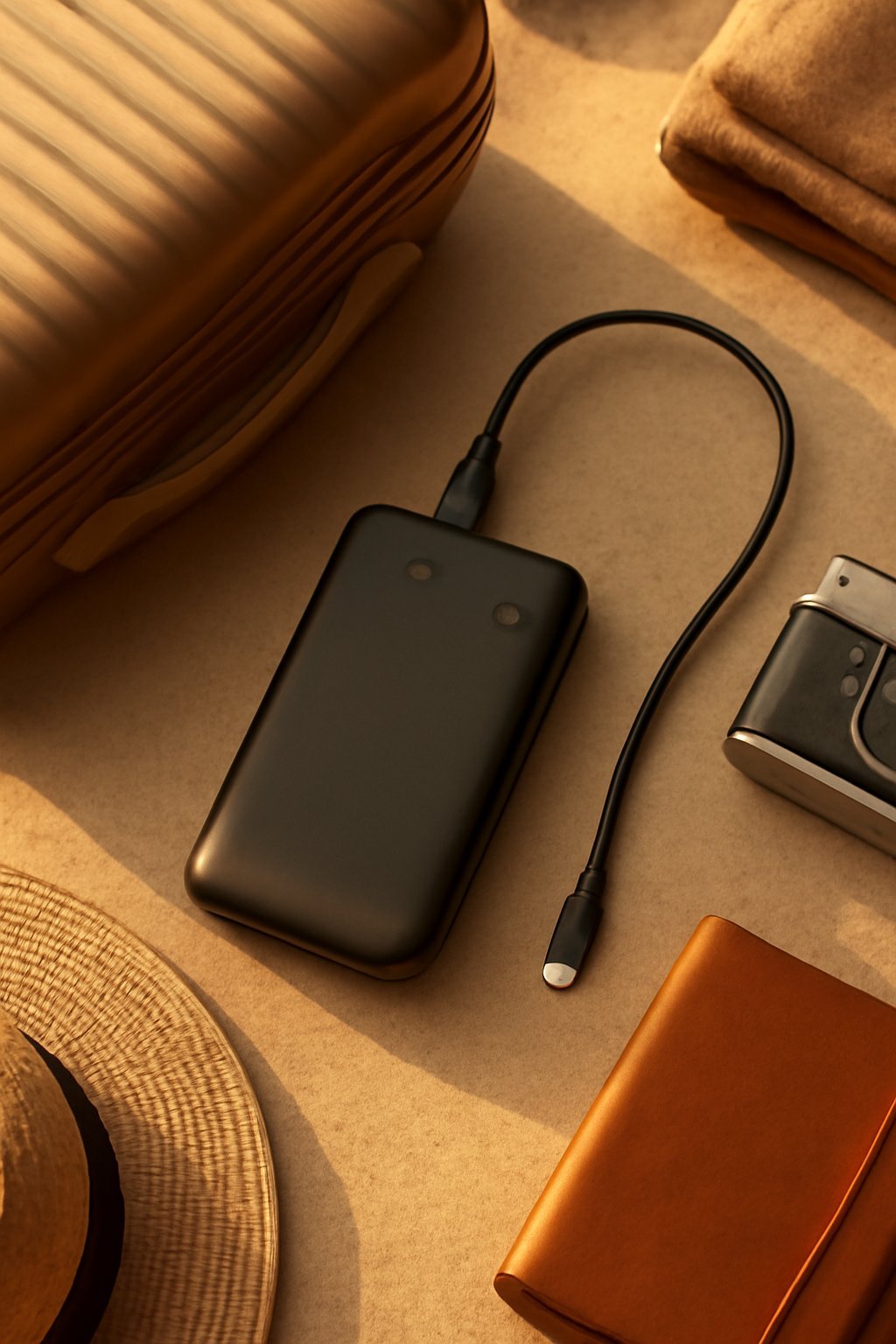 Powerbank mit LED Taschenlampe