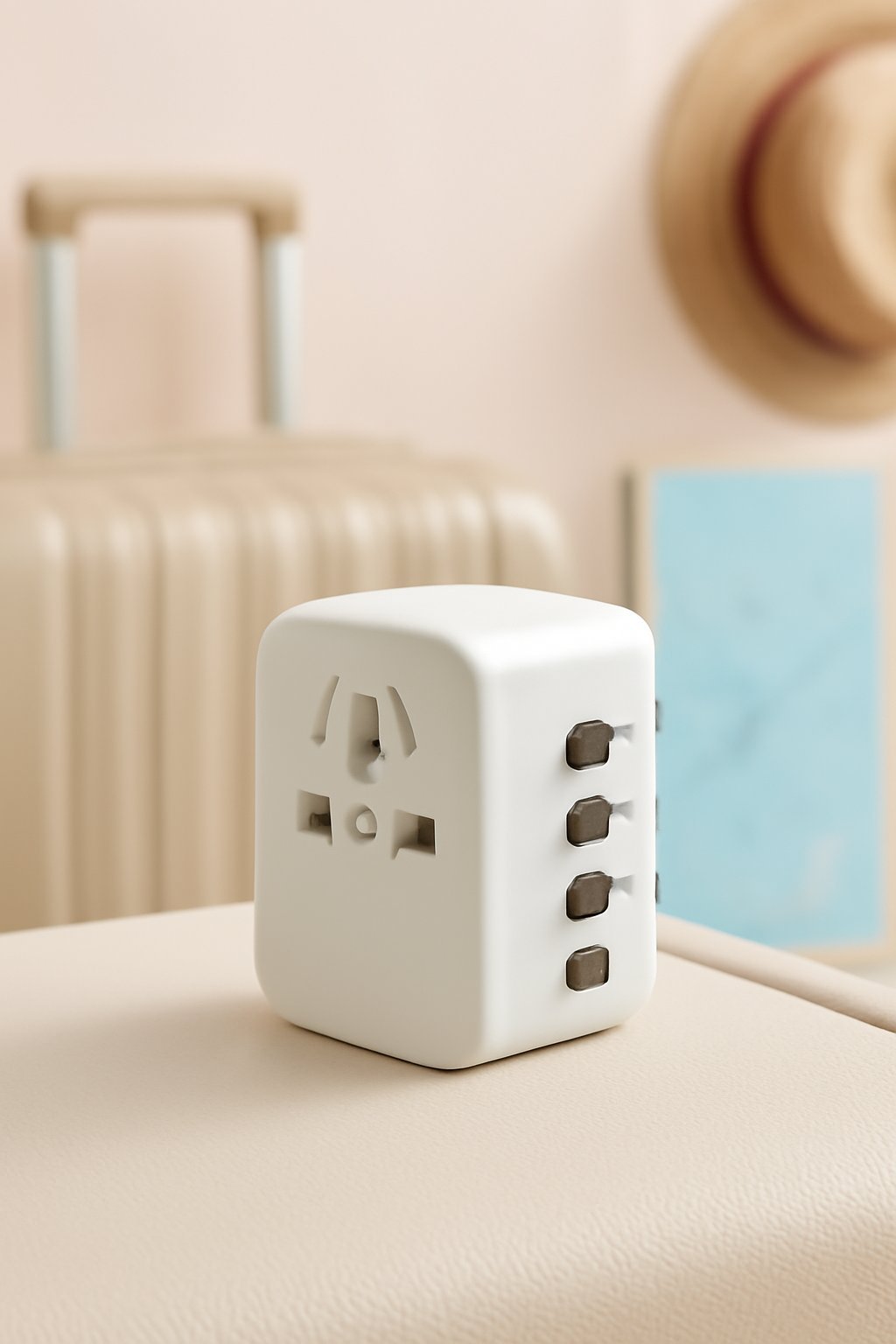 Reiseadapter mit mehreren USB-Anschlüssen