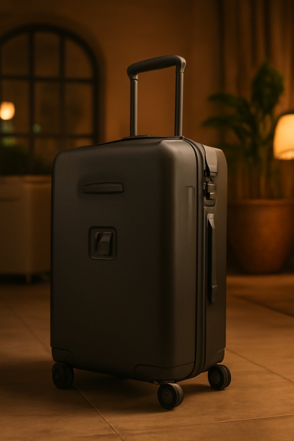 Reisekoffer mit USB-Anschluss
