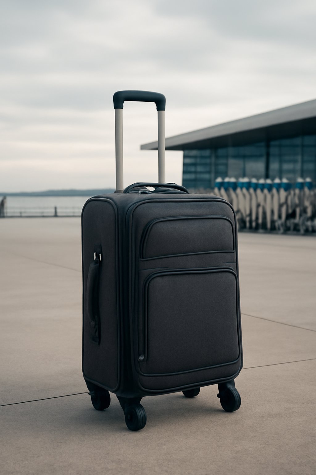 Reisetasche mit Trolley-System