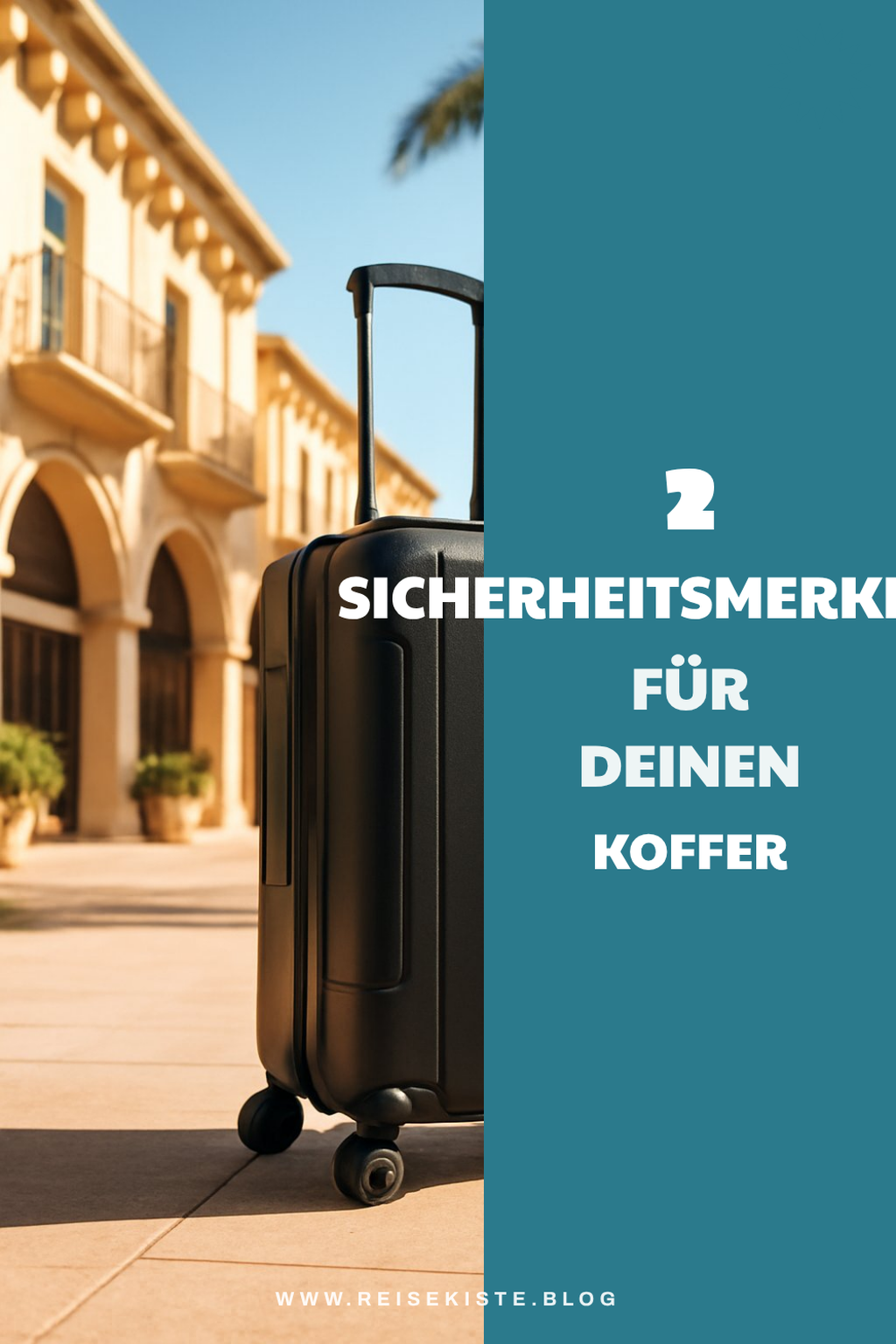Koffer mit Sicherheitsmerkmalen