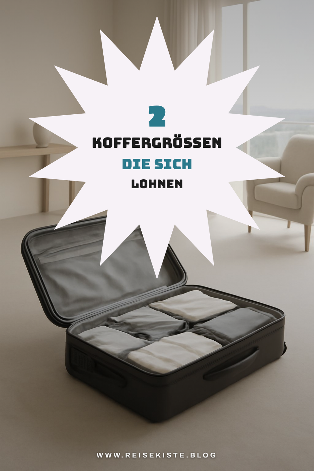 Beliebte Koffergrößen im Vergleich