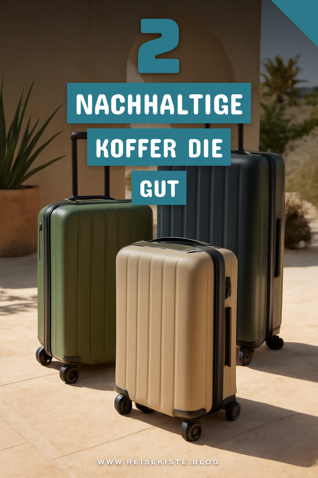 Nachhaltige Koffer für umweltbewusste Reisende