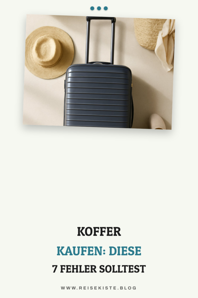 Koffer kaufen: Diese 7 Fehler solltest du vermeiden