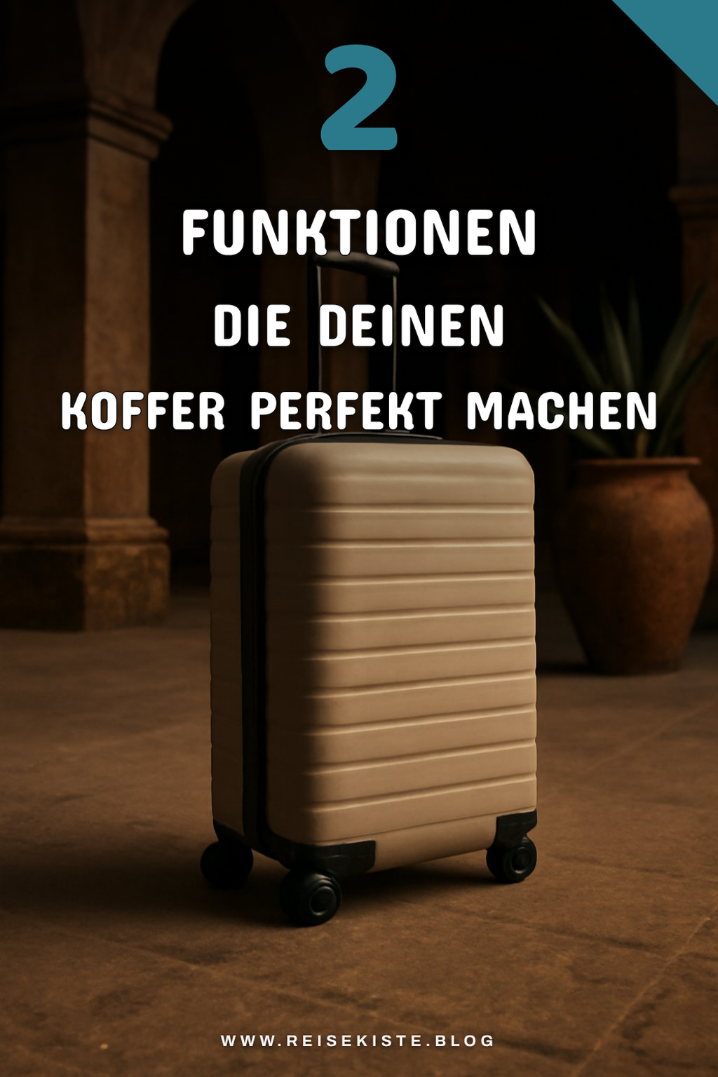Praktische Funktionen bei Koffern Klein