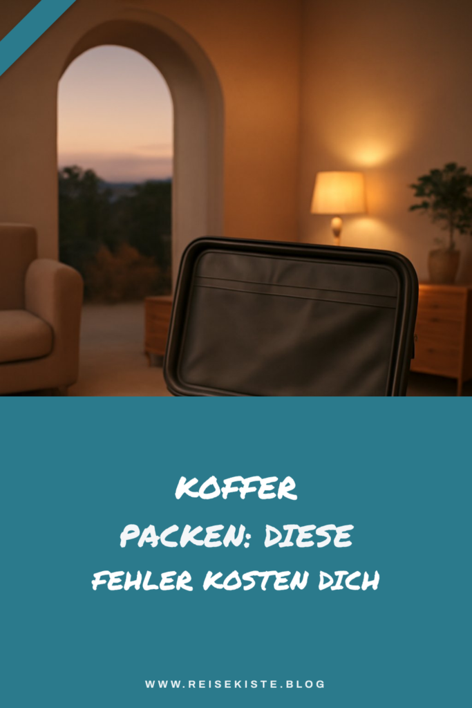 Koffer packen: Diese Fehler kosten dich Platz und Nerven