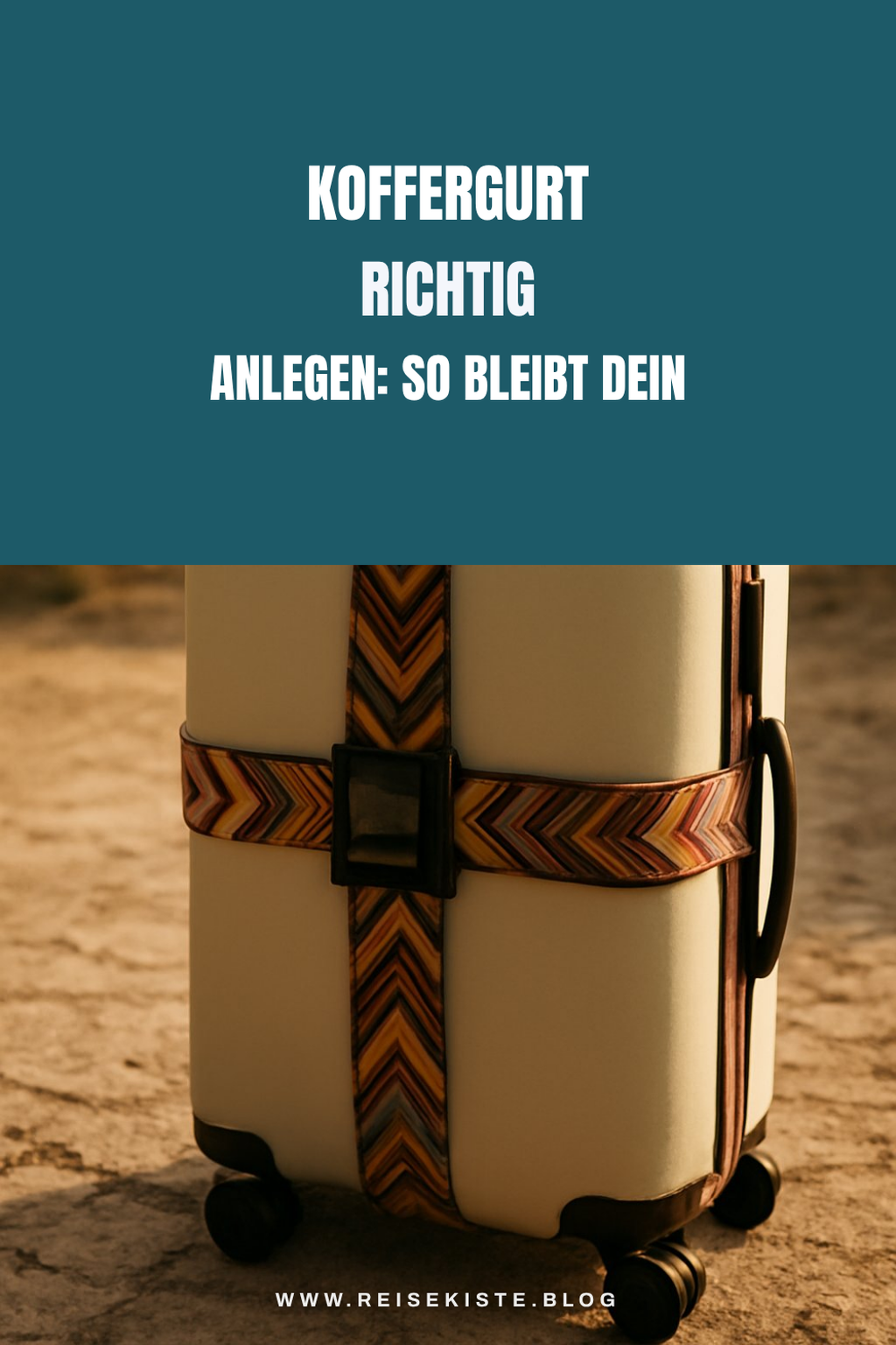 Koffergurt richtig anlegen: So bleibt dein Gepäck sicher