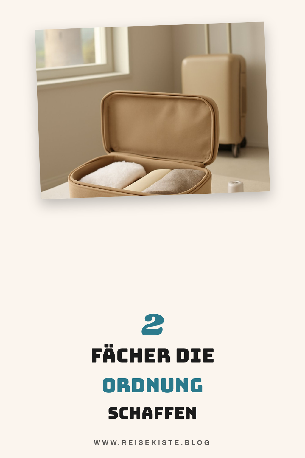 Die richtigen Fächer nutzen