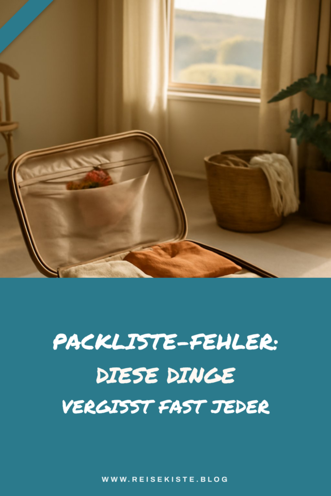Packliste-Fehler: Diese Dinge vergisst fast jeder