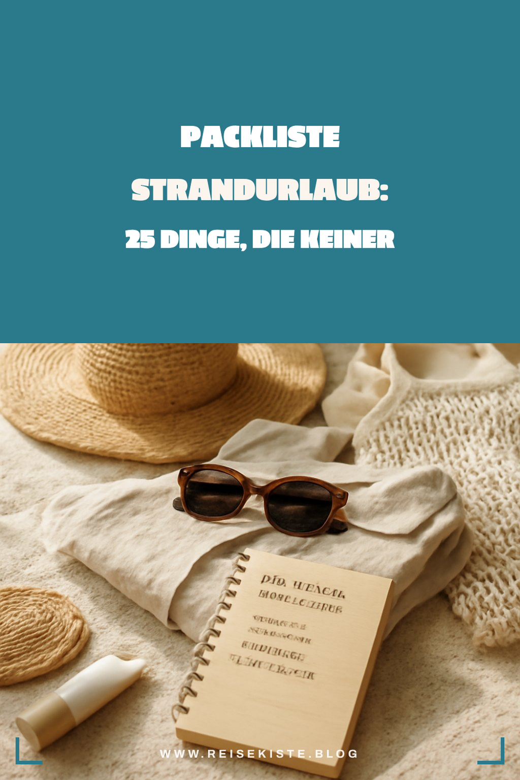 Packliste Strandurlaub: 25 Dinge, die keiner vergessen sollte