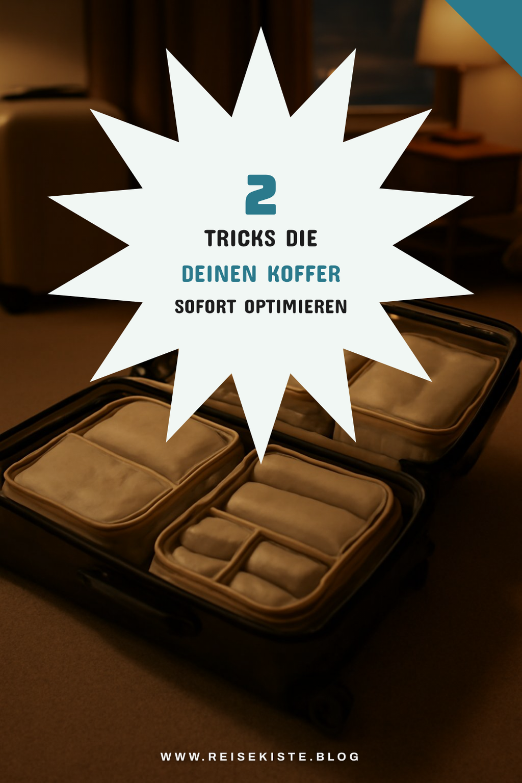 So packst du deinen Koffer effizient mit Packwürfeln