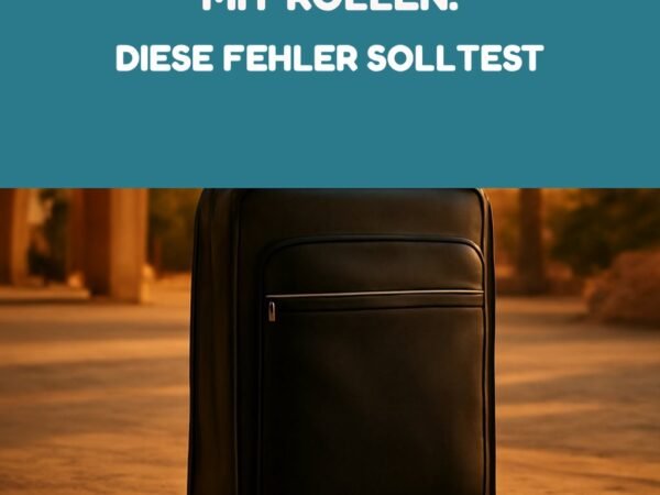 Reisetasche mit Rollen: Diese Fehler solltest du vermeiden