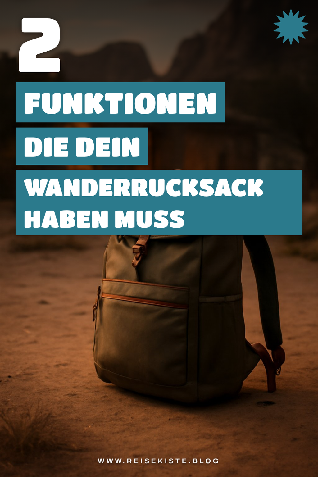 Wichtige Funktionen für kleine Wanderrucksäcke