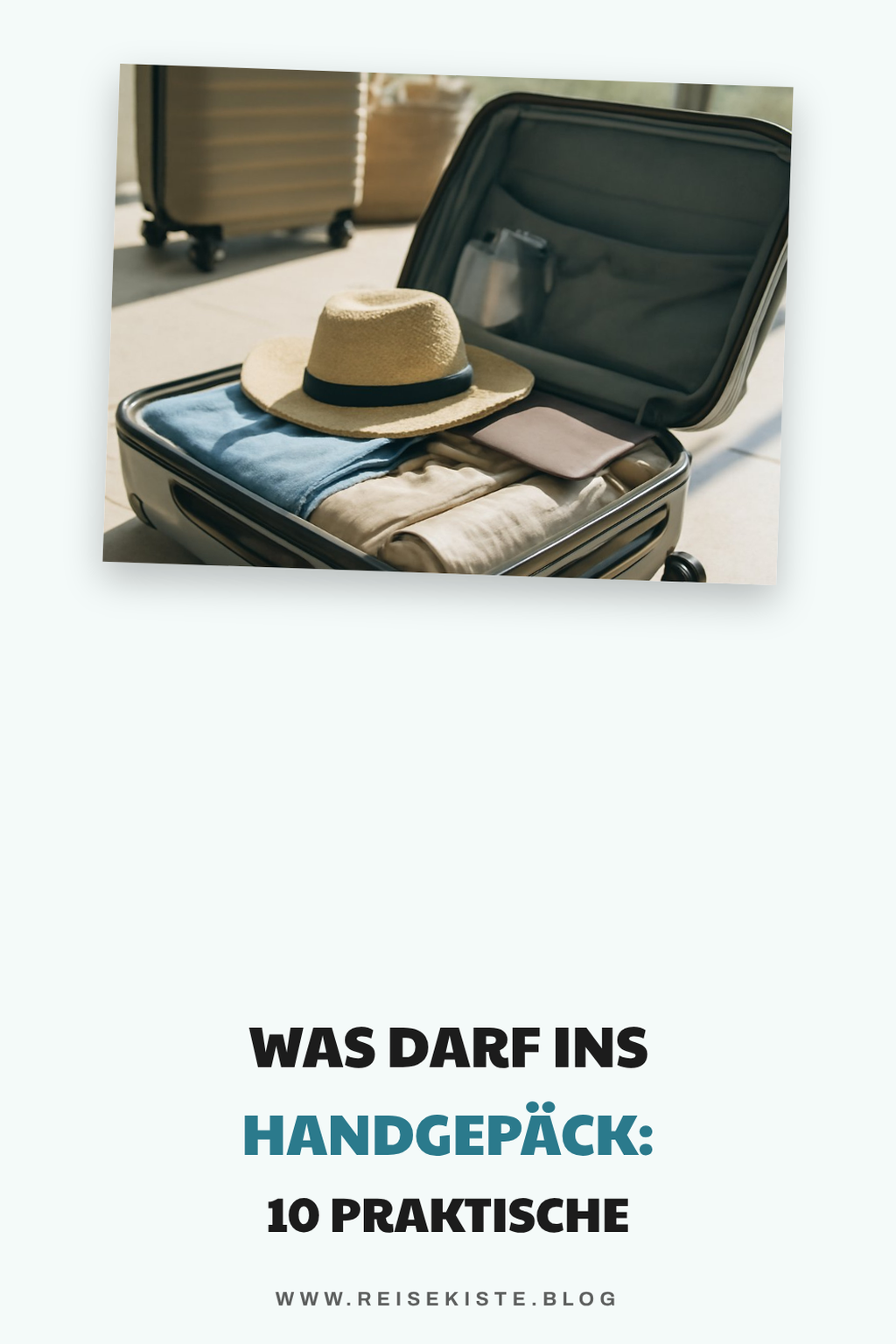 Was Darf Ins Handgepäck: 10 praktische Ideen für den Alltag
