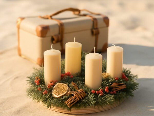 Adventskranz 2026 fürs Ferienhaus ohne teure Anschaffung