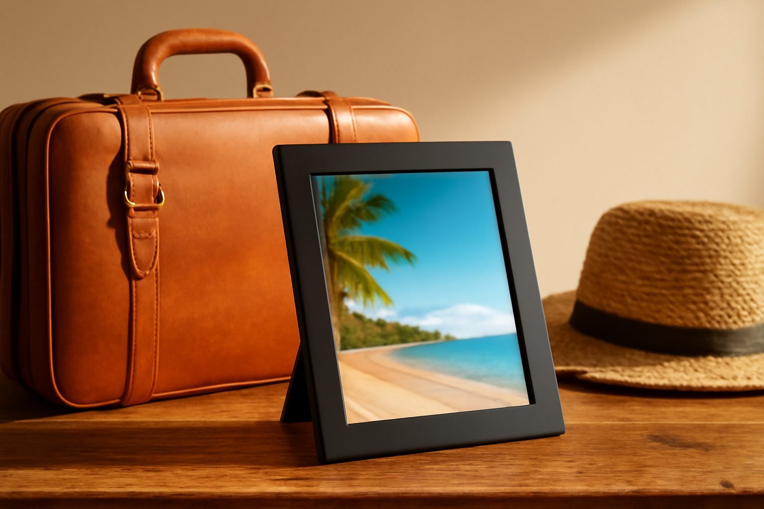 Digitaler Bilderrahmen für Urlaubsfotos einrichten
