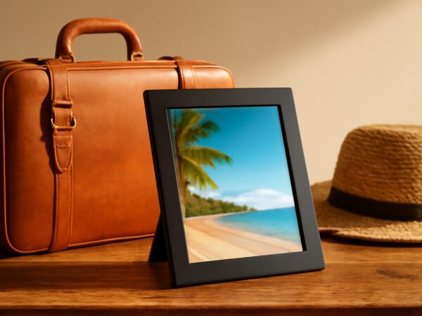 Digitaler Bilderrahmen für Urlaubsfotos einrichten
