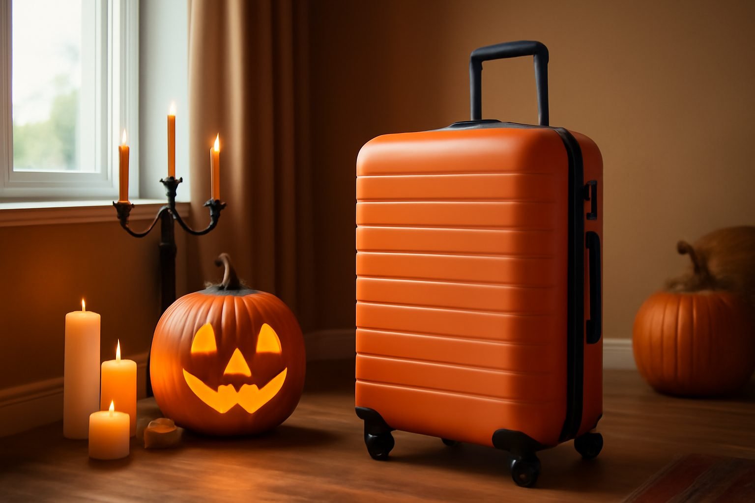 Halloween basteln Dekoration fürs Ferienhaus in 6 Schritten