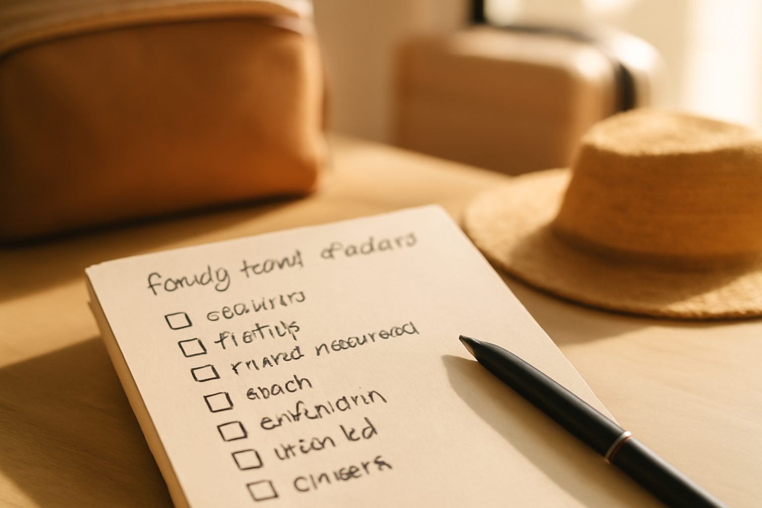 Reisecheckliste mit Kind: Checkliste zum Ausdrucken
