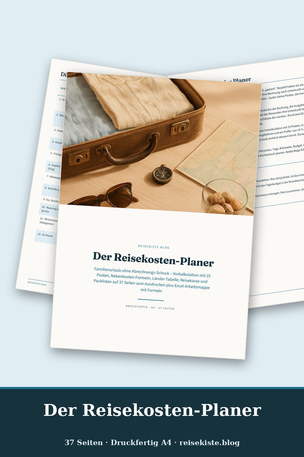 Der Reisekosten-Planer – Vorschau Seite 1